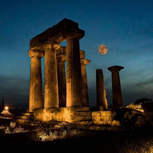 Aνεξάρτητη Παραδοσιακή Πέτρινη Κατοικία Korinth Exterior foto